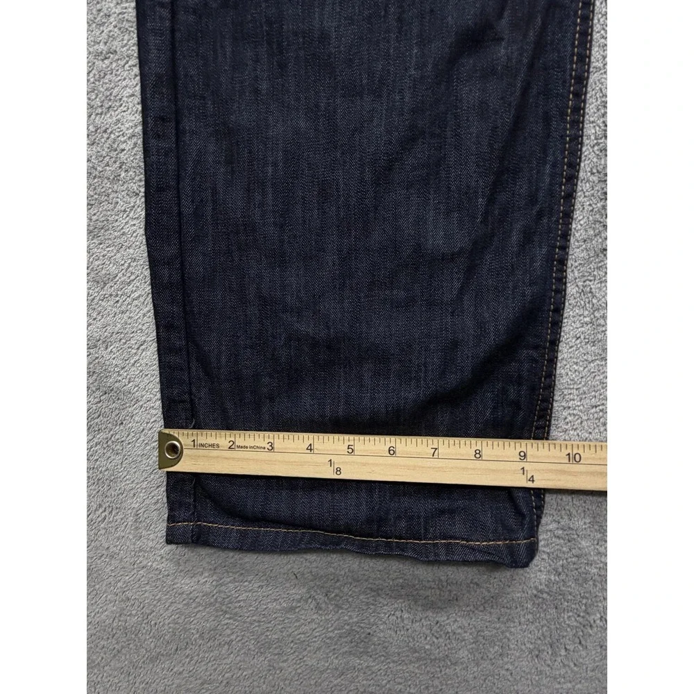 Levis 569 Jeans Mens Measured‎ 37x30 Dark Wash Blue Loose Straight Leg Relaxed
